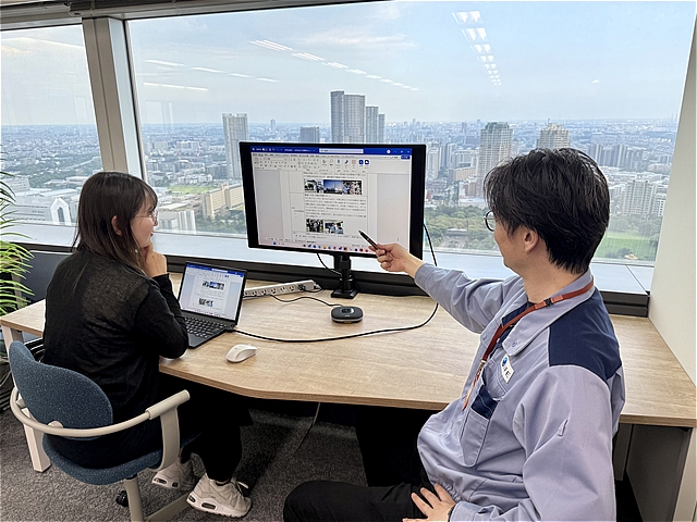 デュオワーク席